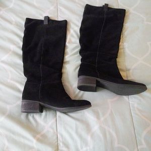 Black Suede Boots
